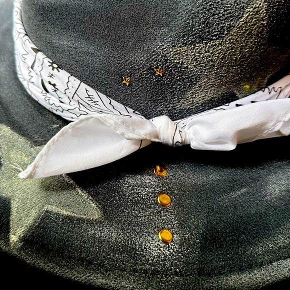 (Texas Hold Um ) Distressed Rancher Hat, Unisex - Picture 4 of 5